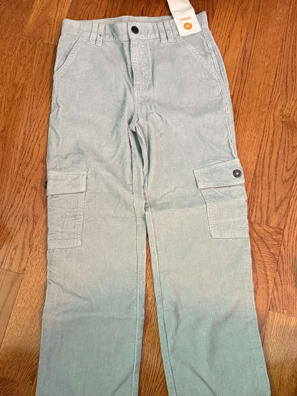 Gymboree Boys Light Gray Cargo Pants - Size 10 NWT